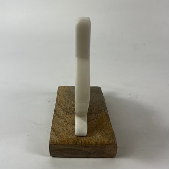 Carved Marble Bunny Rabbit Decor Shelf Desk Cabincore Easter Gift Home Display - Picture 2 of 11